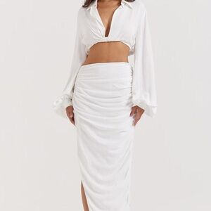 House of CB Long Sleeve and Skirt Set